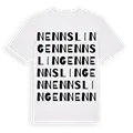 Nennslingen ordlek t-shirt