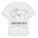 Nersingen karta t-shirt