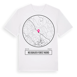 Neubauer Forst Nord t-shirt – ekologisk bomull t-shirt från Pinshirt