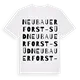 Neubauer Forst-Süd ordlek t-shirt
