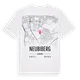 Neubiberg karta t-shirt