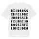 Neudrossenfeld ordlek t-shirt