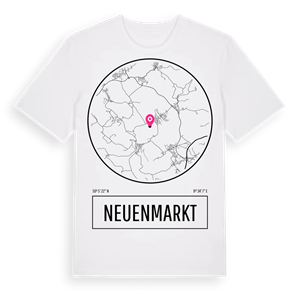 Neuenmarkt t-shirt – ekologisk bomull t-shirt från Pinshirt