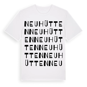 Neuhütten ordlek t-shirt – ekologisk bomull t-shirt från Pinshirt