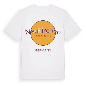 Neukirchen cirkel t-shirt – ekologisk bomull t-shirt från Pinshirt