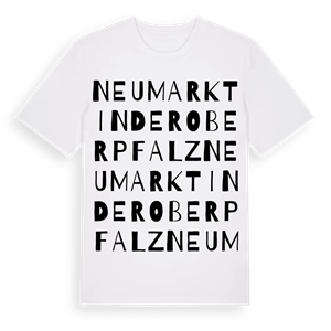 Neumarkt in der Oberpfalz ordlek t-shirt – ekologisk bomull t-shirt från Pinshirt