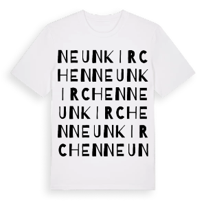 Neunkirchen ordlek t-shirt – ekologisk bomull t-shirt från Pinshirt