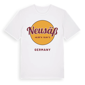 Neusäß cirkel t-shirt – ekologisk bomull t-shirt från Pinshirt