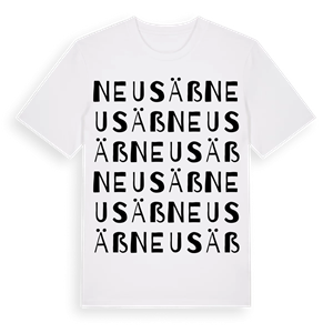 Neusäß ordlek t-shirt – ekologisk bomull t-shirt från Pinshirt