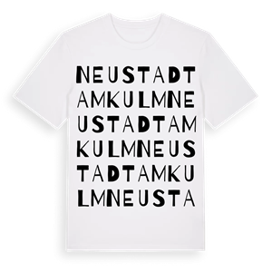 Neustadt am Kulm ordlek t-shirt – ekologisk bomull t-shirt från Pinshirt