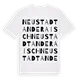 Neustadt an der Aisch ordlek t-shirt