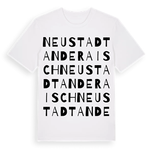 Neustadt an der Aisch ordlek t-shirt – ekologisk bomull t-shirt från Pinshirt