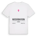 Niederbayern karta t-shirt