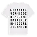 Niederlauer ordlek t-shirt