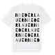 Niederlauer ordlek t-shirt