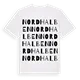 Nordhalben ordlek t-shirt