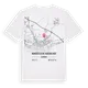 Nordöstliche Außenstadt karta t-shirt