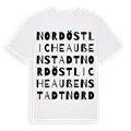 Nordöstliche Außenstadt ordlek t-shirt