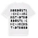 Nordöstliche Außenstadt ordlek t-shirt