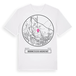 Nordwestliche Außenstadt t-shirt – ekologisk bomull t-shirt från Pinshirt