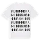 Nußdorf am Inn ordlek t-shirt