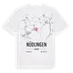 Nüdlingen karta t-shirt