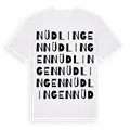 Nüdlingen ordlek t-shirt