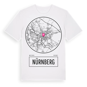 Nürnberg t-shirt – ekologisk bomull t-shirt från Pinshirt