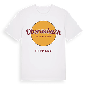 Oberasbach cirkel t-shirt – ekologisk bomull t-shirt från Pinshirt