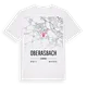 Oberasbach karta t-shirt