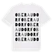 Oberaudorf ordlek t-shirt