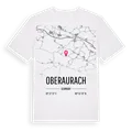 Oberaurach karta t-shirt