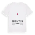 Oberbayern karta t-shirt
