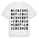 Oberes Werntal ordlek t-shirt