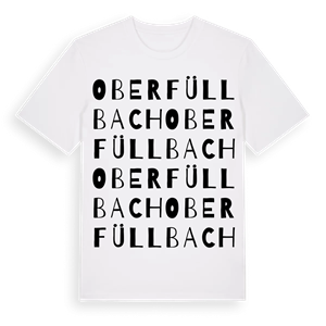 Oberfüllbach ordlek t-shirt – ekologisk bomull t-shirt från Pinshirt