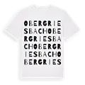 Obergriesbach ordlek t-shirt