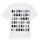 Oberhaching ordlek t-shirt