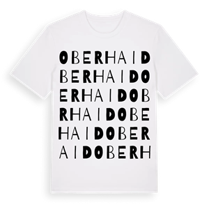 Oberhaid ordlek t-shirt – ekologisk bomull t-shirt från Pinshirt