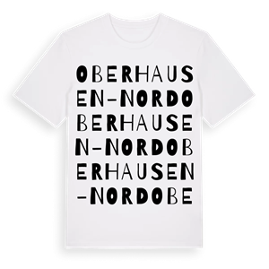 Oberhausen-Nord ordlek t-shirt – ekologisk bomull t-shirt från Pinshirt
