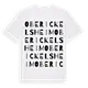 Oberickelsheim ordlek t-shirt