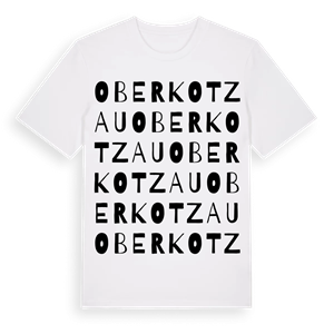 Oberkotzau ordlek t-shirt – ekologisk bomull t-shirt från Pinshirt