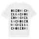 Obermichelbach ordlek t-shirt