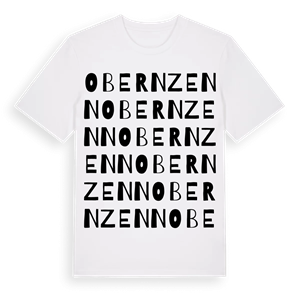 Obernzenn ordlek t-shirt – ekologisk bomull t-shirt från Pinshirt