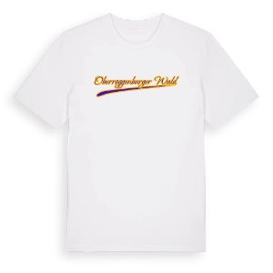 Oberroggenburger Wald baseball t-shirt – ekologisk bomull t-shirt från Pinshirt