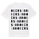 Obersinn ordlek t-shirt