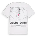 Oberstdorf karta t-shirt