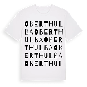 Oberthulba ordlek t-shirt – ekologisk bomull t-shirt från Pinshirt