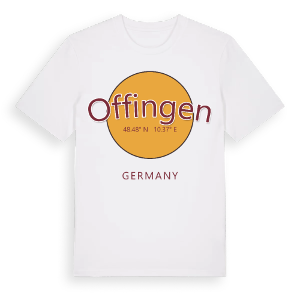 Offingen cirkel t-shirt – ekologisk bomull t-shirt från Pinshirt