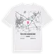 Östliche Außenstadt karta t-shirt