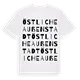 Östliche Außenstadt ordlek t-shirt